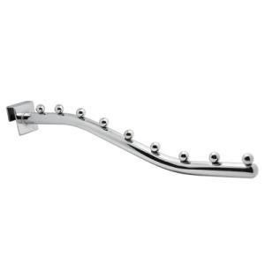 Metal Chrome Display Hook for Oval Tube