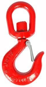 3t Metal Self-Locking Swivel Crane Rigging Hook with Safety Latch