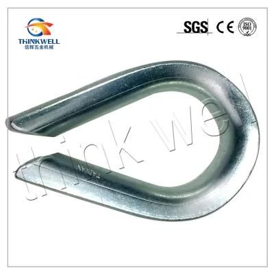 High Polished Stamping G411 Stainless Steel Wire Rope Thimble