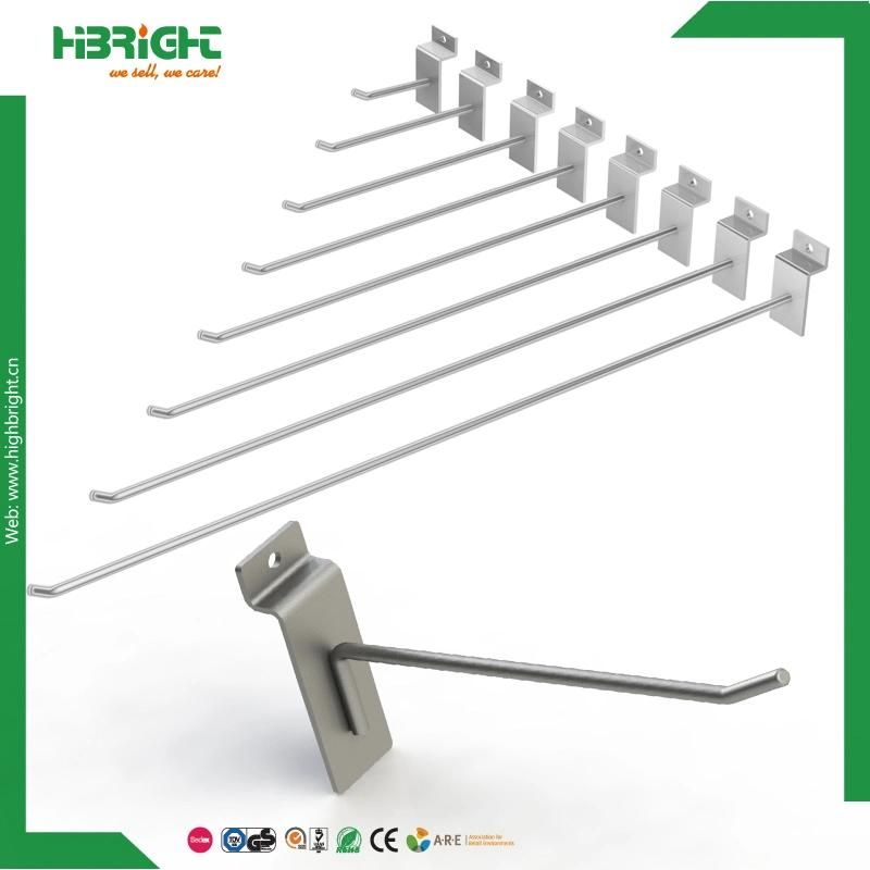 Single Double Prong Steel Wire Display Hook for Supermarket