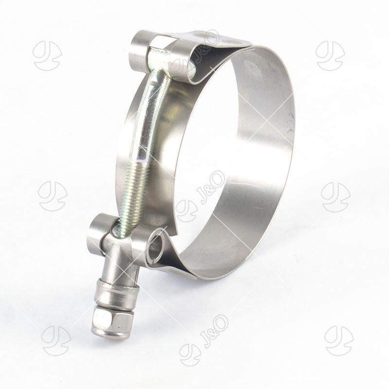 Wide Band Stainless Steel T Bolt Clamp