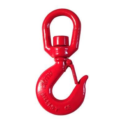 Factory Price G80 Forged Swivel Crane Lifting Safety Hook