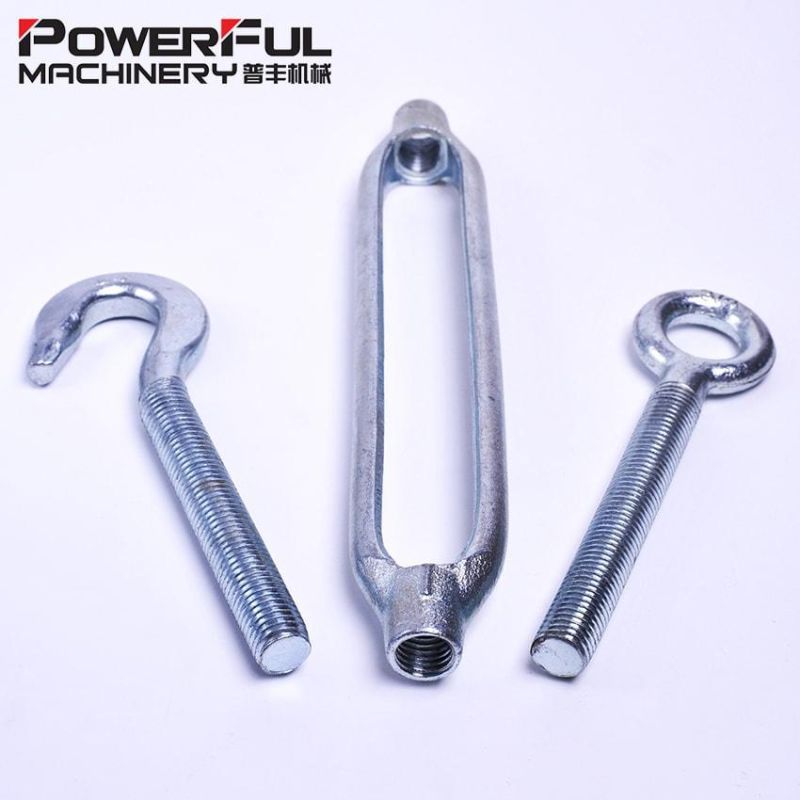 Us Type Bulk Packing Q235 Co Type Drop Forged Steel Zinc Plated Mini Sizes JIS Frame DIN1480 Commercial Turnbuckle