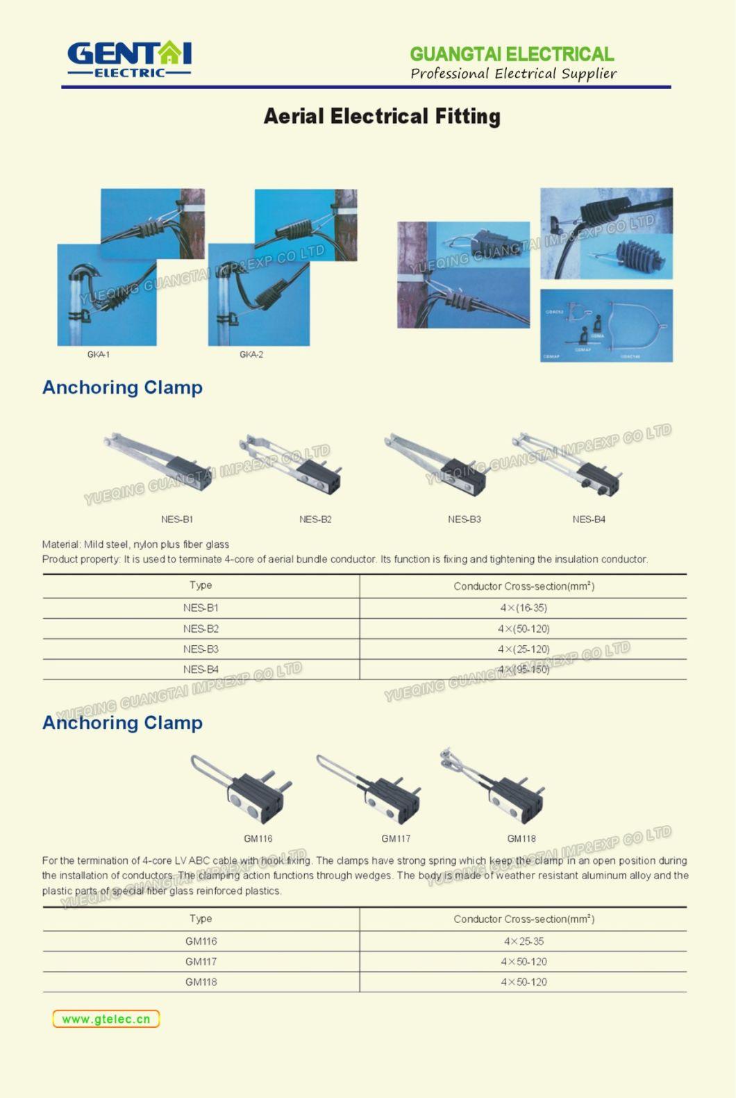 Cable Suspension Clamp with Neoprene Sleeve for ADSS Cable