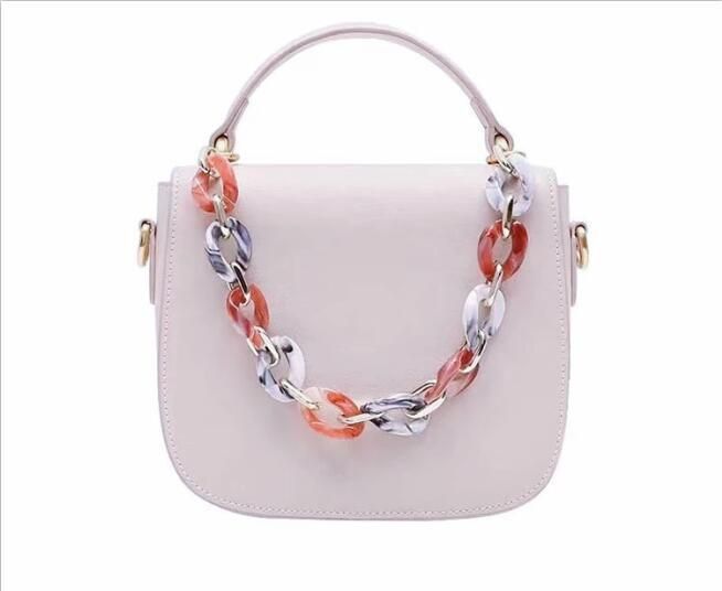 Fancy Women Plastic Decorative Bag Lock Chain for Garment/Bag Accessories