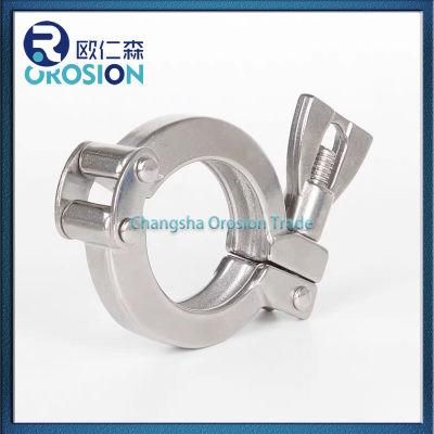 Sanitory Stainless Steel Clamp SS304/316 Double Pin