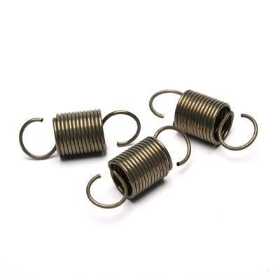 Hongsheng Custom Bouncy Carbon Steel Small Double Hook Spiral Tension Spring