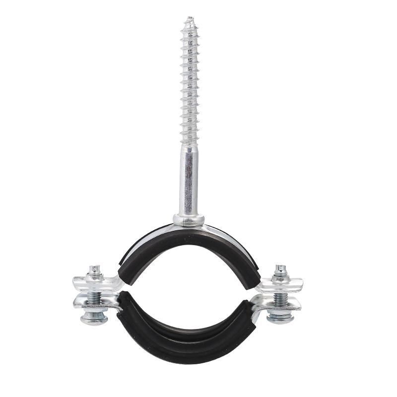 Heavy Duty Pipe Clamp Wepdm Rubber with Tapping Screw