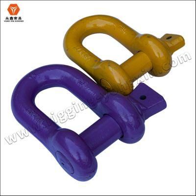 New Product Us Type Screw Pin D Anchor Shackle for Marine Use