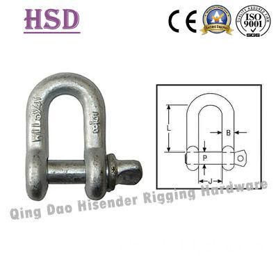 Hardware Rigging Fastener European D Type Shackle