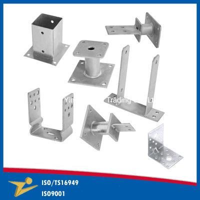 Custom Galvanized Steel Metal Reinforced Angle Brackets L Brackets U Brackets U Shaped Metal Brackets