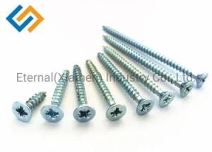 Fastener Carbon Steel Cross Recessed Countersunk Head Wood Chipboard Screws Self Tapping Truss Screw Self-Drilling Screw