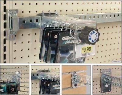 Spiral Anti Theft Hook for Slat Wall Retail Supermarket Shelf Security Hook