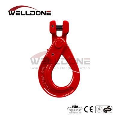 Wd 738 Hot Sale Factory G100 G80 New Type Clevis Selflock Hook for Lifting Chain Slings