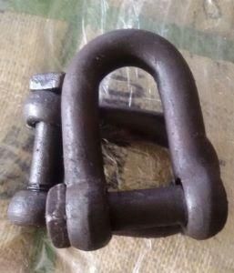 Rigging Hardware Trawling Carbon Steel Black Color Chain Shackle
