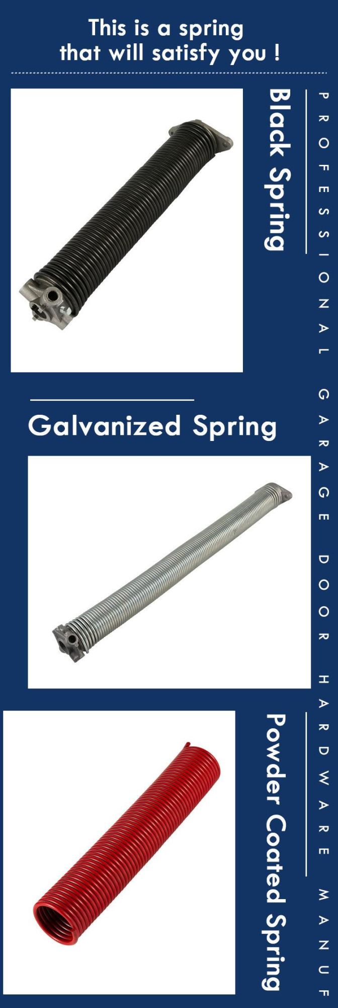 Sectional Industrial Door Spring, Garage Door Torsion Spring