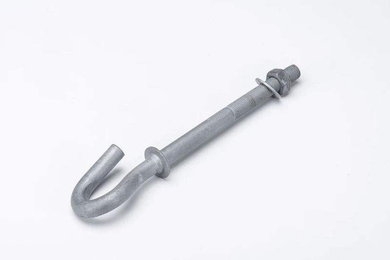 Pig Tail Hook Bolt Pig Tail Screw Bolt for Pole Line Hardware