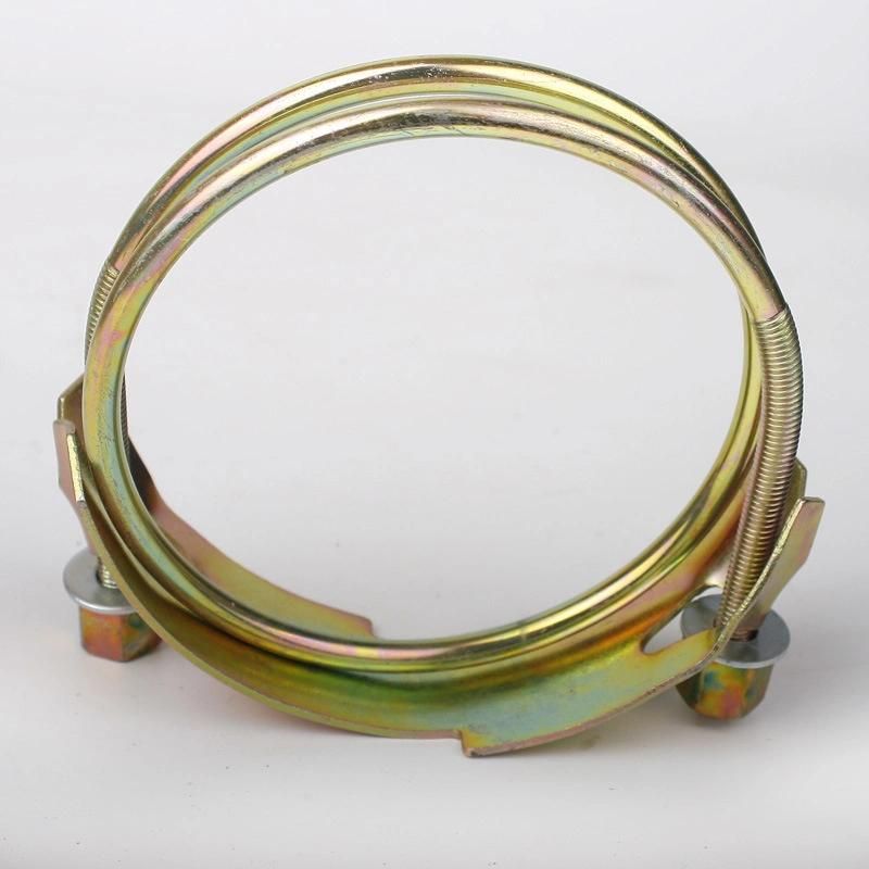 Spring Wire Galvanized Steel Tiger Clip Pipe Hose Clamp