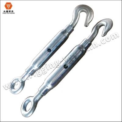 China High Strength European Type Rigging Screw DIN 1478 DIN1478 Carbon Steel Ratchet Close Body Turnbuckle