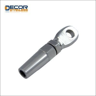 Stainless Steel Eye Swageless Terminal for Cable Railing