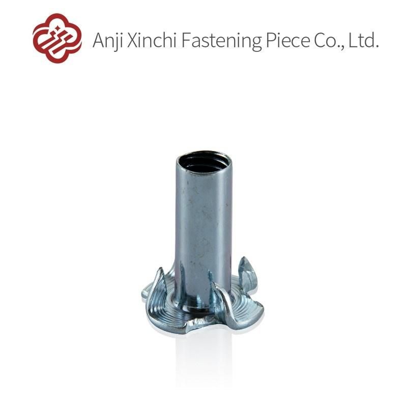 Non-Standard Custom Fasteners Furniture Nut Connection Parts Hexagonal Injection Embedded Nuts Woodworking