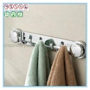 Bathroom Sanitary Ware Multi Clothes Hanger with Suction Cup
