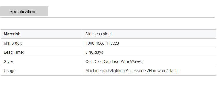 Customstainless Steel Metal Sheet Parts Spring Clip Stamping