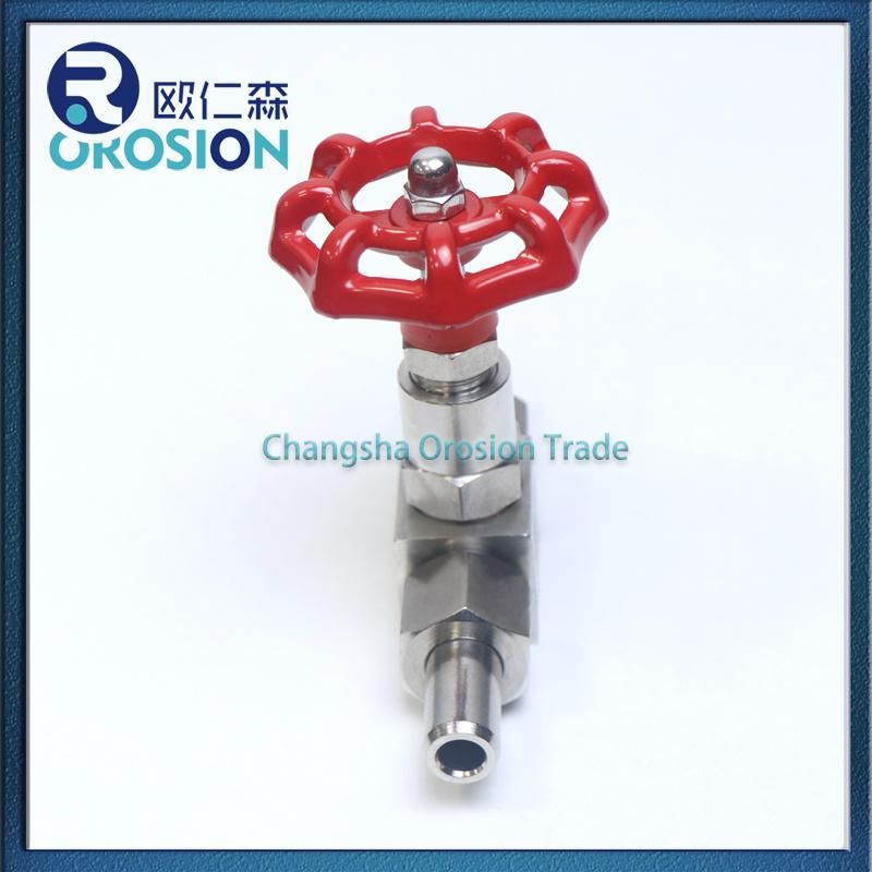 High Pressure 6000 Psi 2 Way Stainless Steel Weld Needle Valve