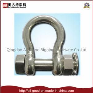 Stainless Steel Hardware Us Forged Bow Shackle with Safety Bolt