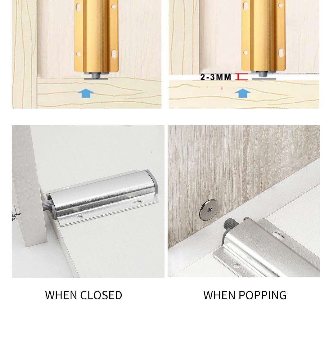 Furniture Buffer System Pushes Cabinet Rebound