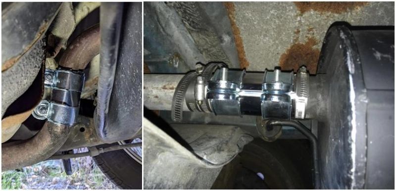 Heavy Duty Exhaust Sleeve Connector Clamp