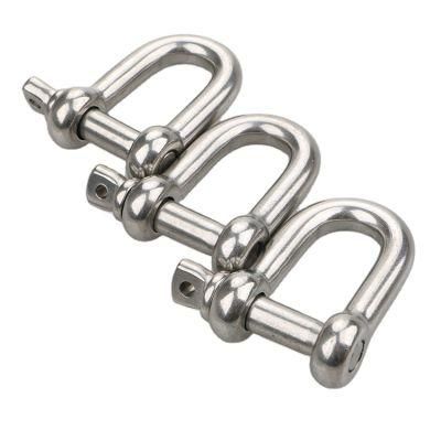 EU Hot Forged Stainless Steel 316 8mm D Shackle