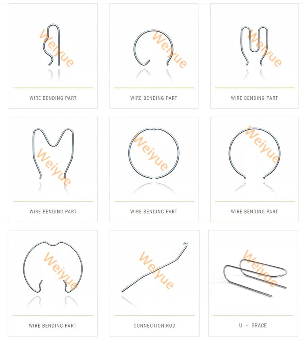 OEM Steel Wire Stamping Part, CNC Wire Bending Part