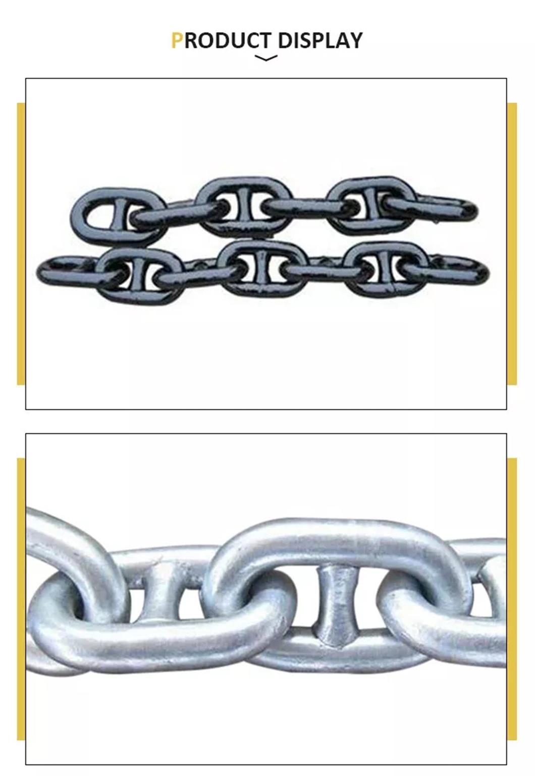 Grade U1/U2/U3 Stud Iron Steel Lifting Anchor Chain with Certificate