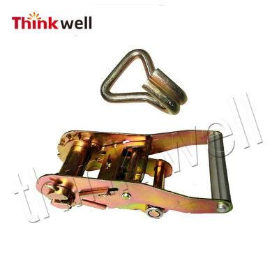 Tie Down Ratchet Buckle with Double J Hook
