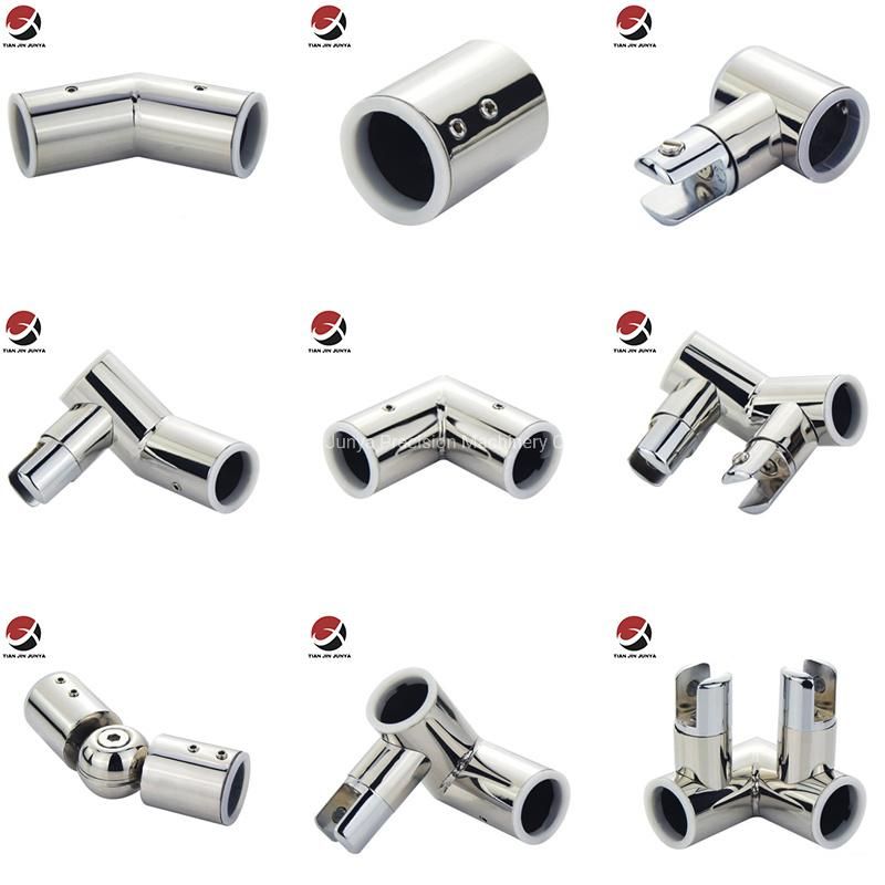 60° 316 Stainless Steel Railing Handrail Pipe Tube Connector Marine Boat Yacht Clamp - 22mm Pipe Fitting Clamps