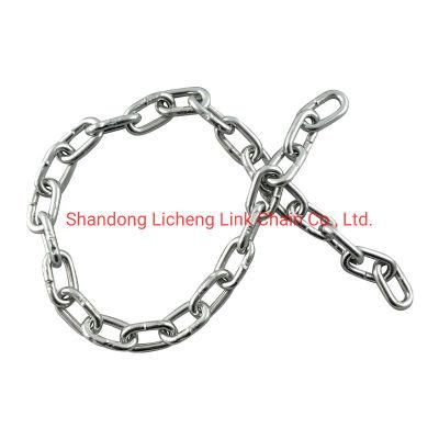 Zinc Plated Ordinary Mild Steel Link Chain Factory