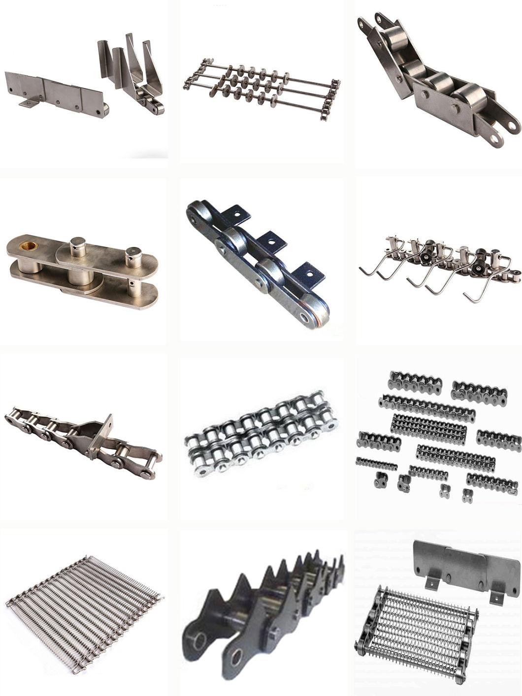 Professional Manufacturer High Precision Stainless Steel Conveyor Roller Chain with Attachment Wsa1 & Wsa2 & Wsk1 & Wsk2