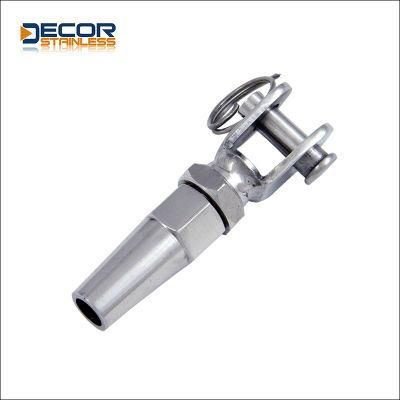 Stainless Steel Fork Swageless Terminal End Fitting for Cable Railing