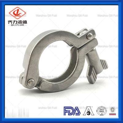 Sanitary Stainless Steel SS304 Heavy Duty Clamps Ferrule Tri-Clamp