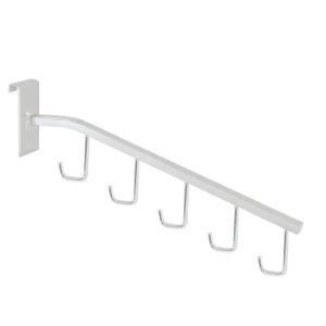 Metal Chrome 5-Hook Handbag Display Hook Grid Wall Hook