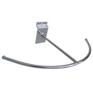 Metal Chrome Display Slatwall Hook with 2 Sides