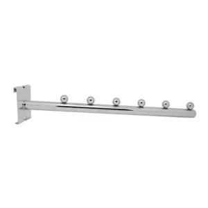 Wholesale Metal Chrome Gridwall Display Bracket with 7 Beads