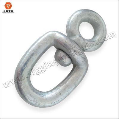 G80 Alloy Steel Eye Swivel with Round and Oval Eye Swivel Ring