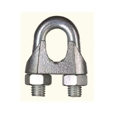 Wholesale High Quality Steel Wire Rope Fittings DIN741 Galvanized Clamp &amp; Clip for Fasten Wire Rope