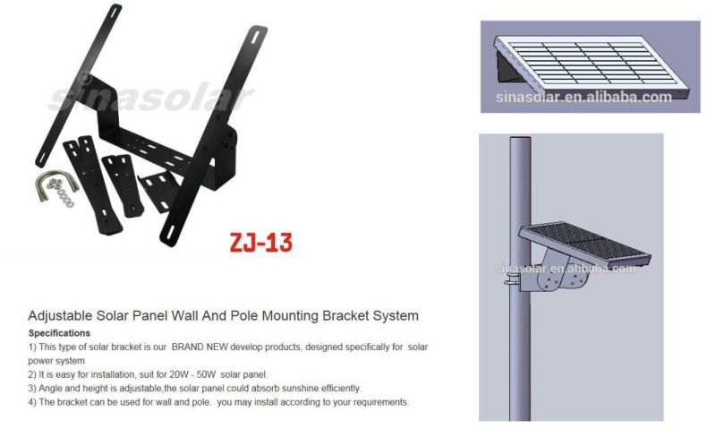 Solar Panel Bracket Solar Stand Wall Mounting (ZJ-13)