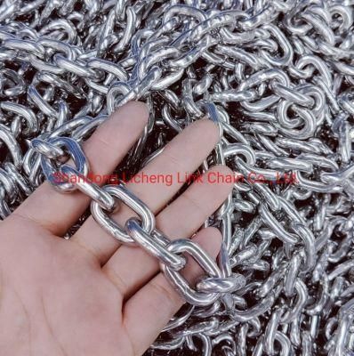 Galvanized 2mm 6mm 10mm 16mm 20mm 26mm 32mm DIN766 Short Link Chain