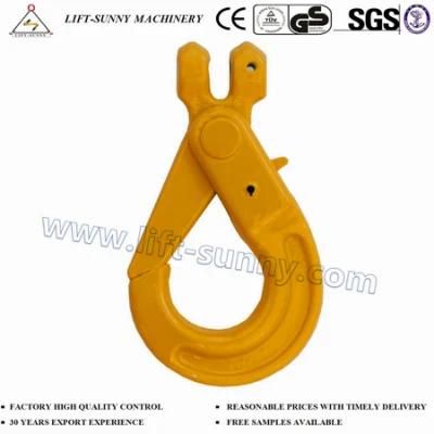 G80 Clevis Self-Locking Hook with Safety Latch for Lifting