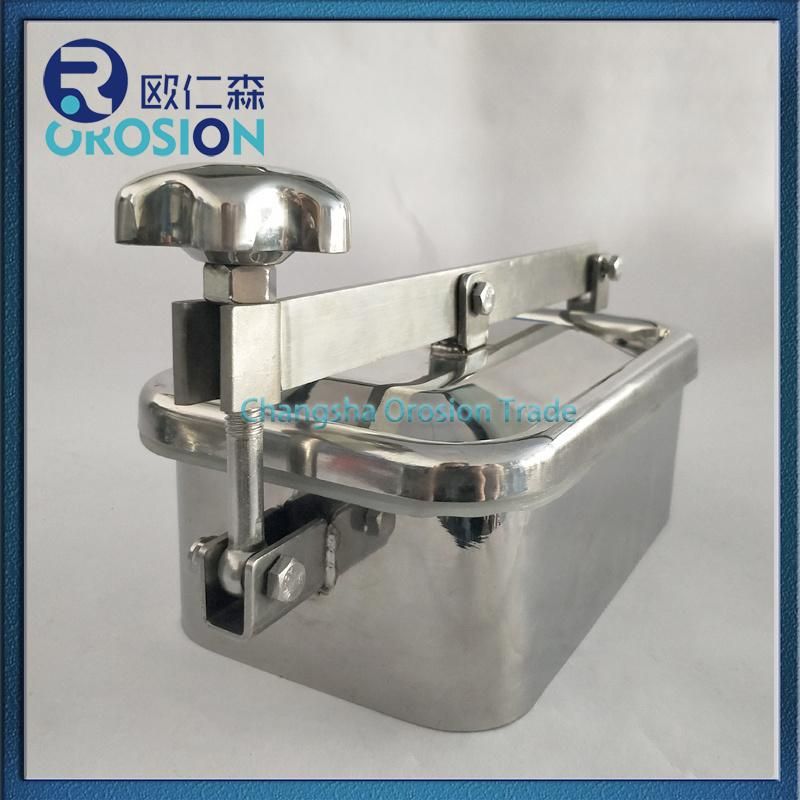 Sanitary Food Grade Tank Stainless Steel Square Manhole