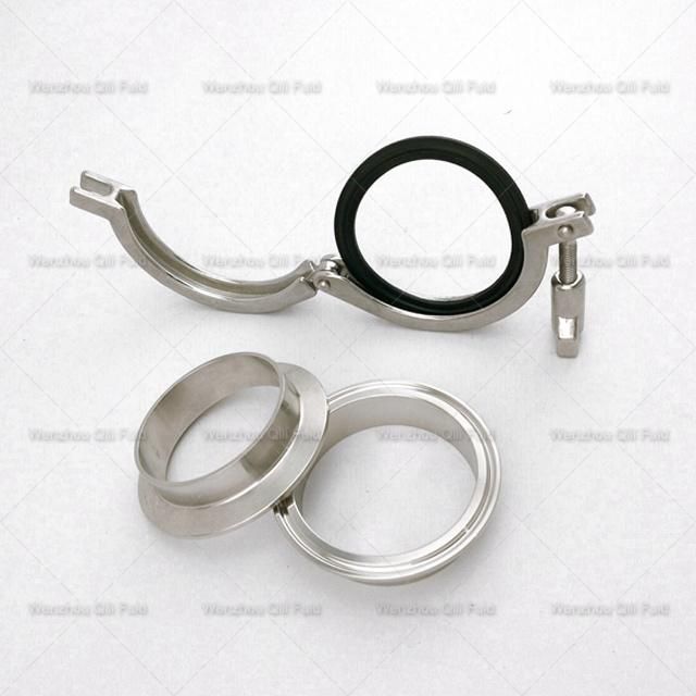 Sanitary Stainless Steel Tri Clover Clamp Single Pin Clamp